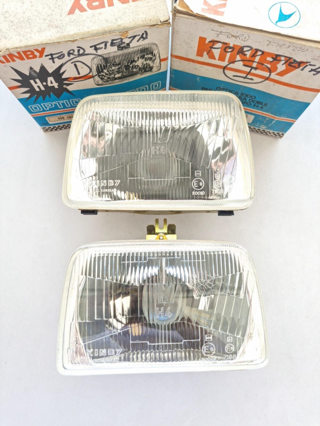 Pareja opticas faros FORD FIESTA MK1 (kinby H4)
