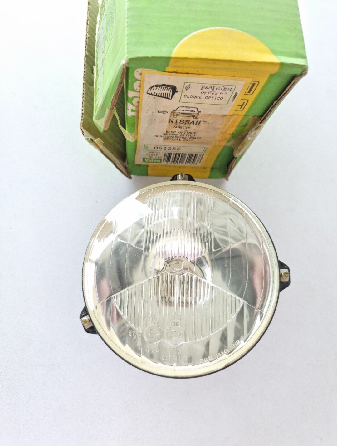 Optica faro delantero derecho NISSAN VANETTE (cibie H1)