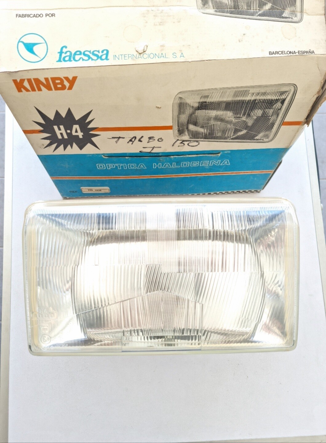 Optica faro delantero izquierdo CHRYSLER-TALBOT 150 (kinby H4)