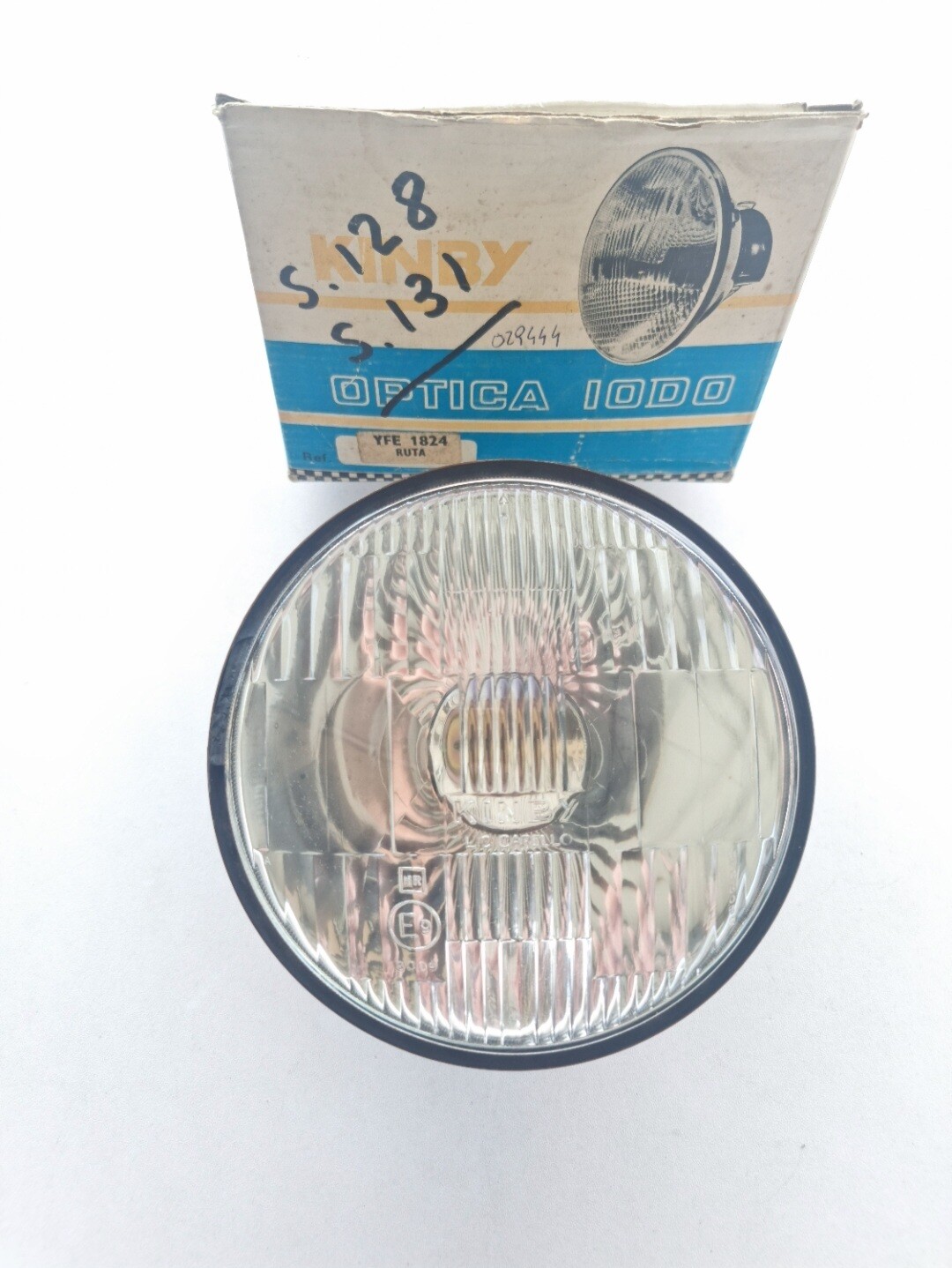 Optica faro delantero carretera SEAT 128.SEAT 131 E 1600 (kinby H1)