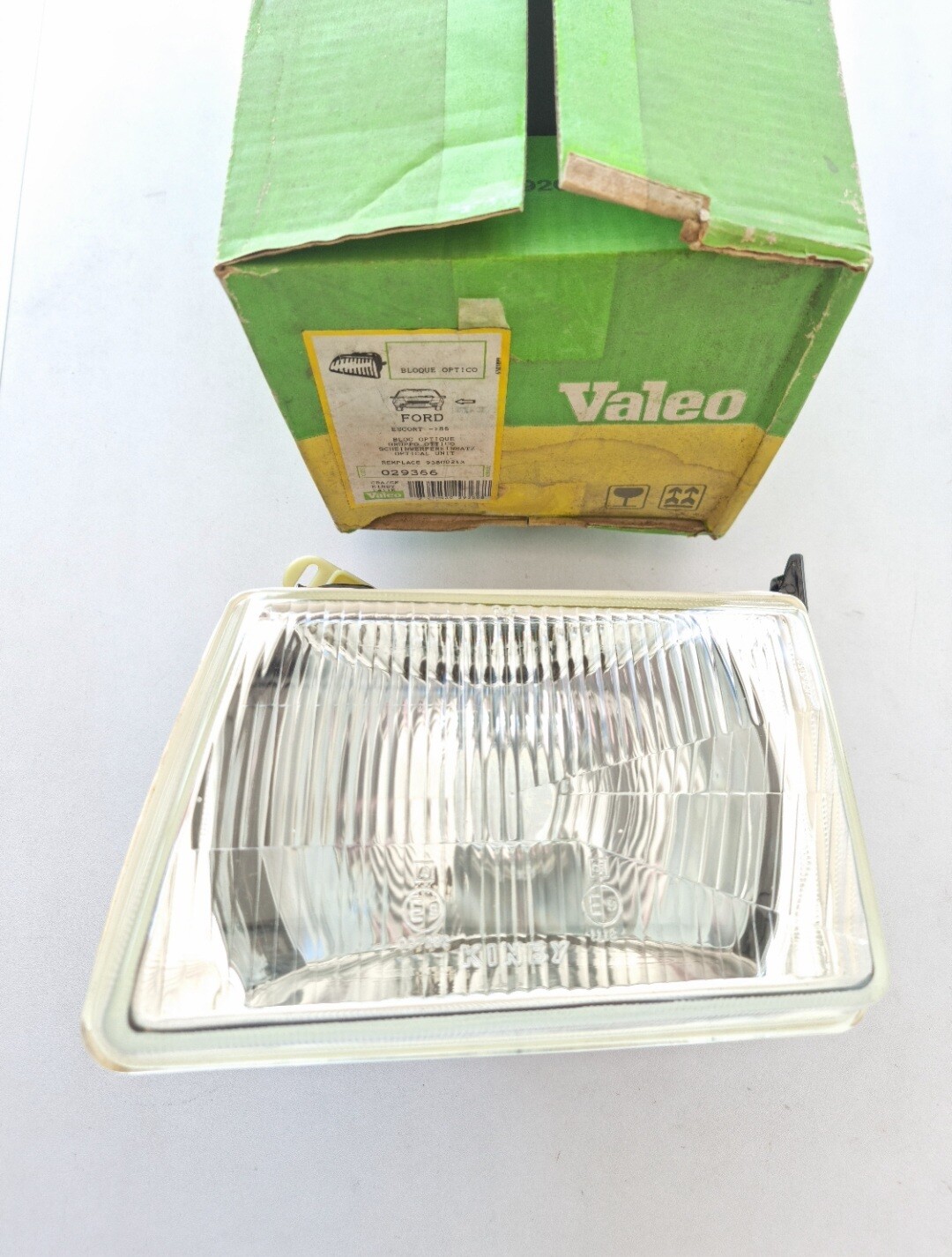 Optica faro delantero izquierdo FORD ESCORT (->86) kinby-valeo