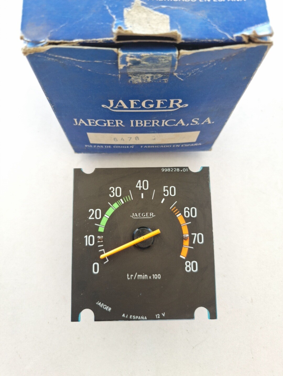 Marcador cuentarrevoluciones RENAULT 5 TS modelo 80 (jaeger)