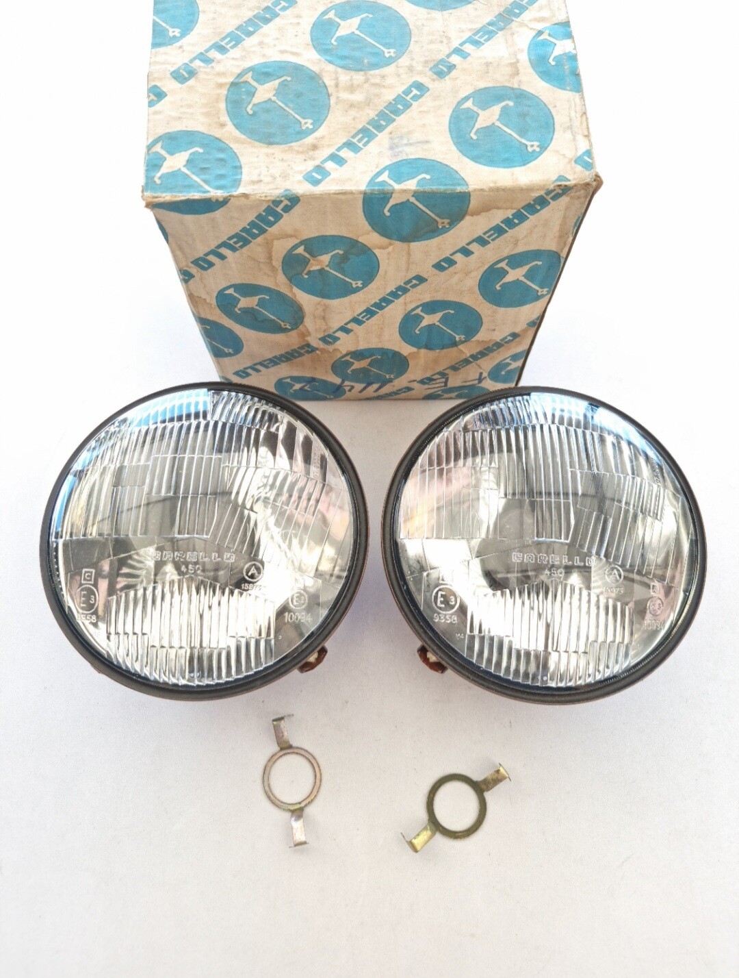 Pareja opticas faros luz cruce SEAT 128.SEAT 131 (carello 450)