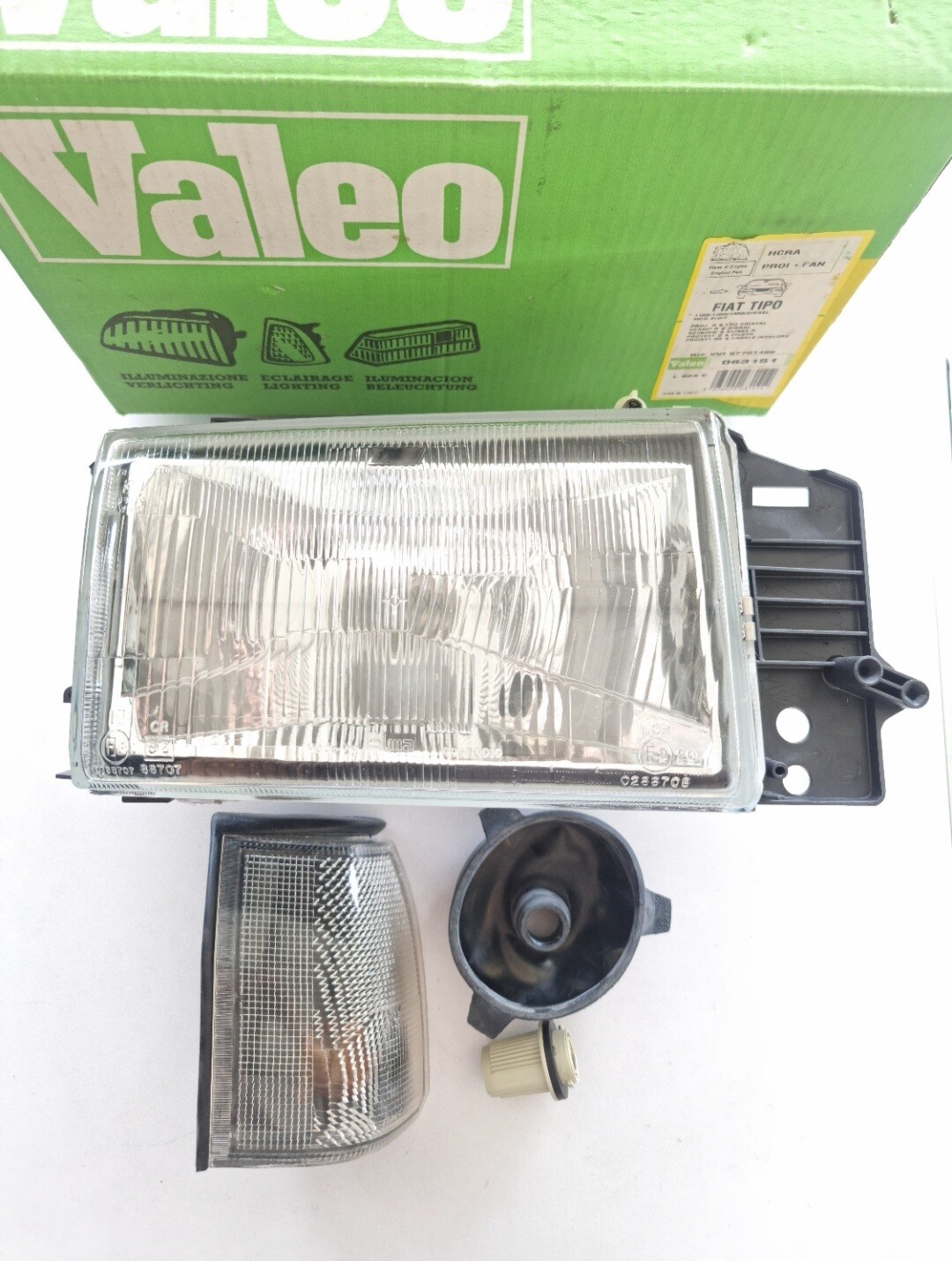 Optica faro delantero derecho FIAT TIPO (88->) valeo H4