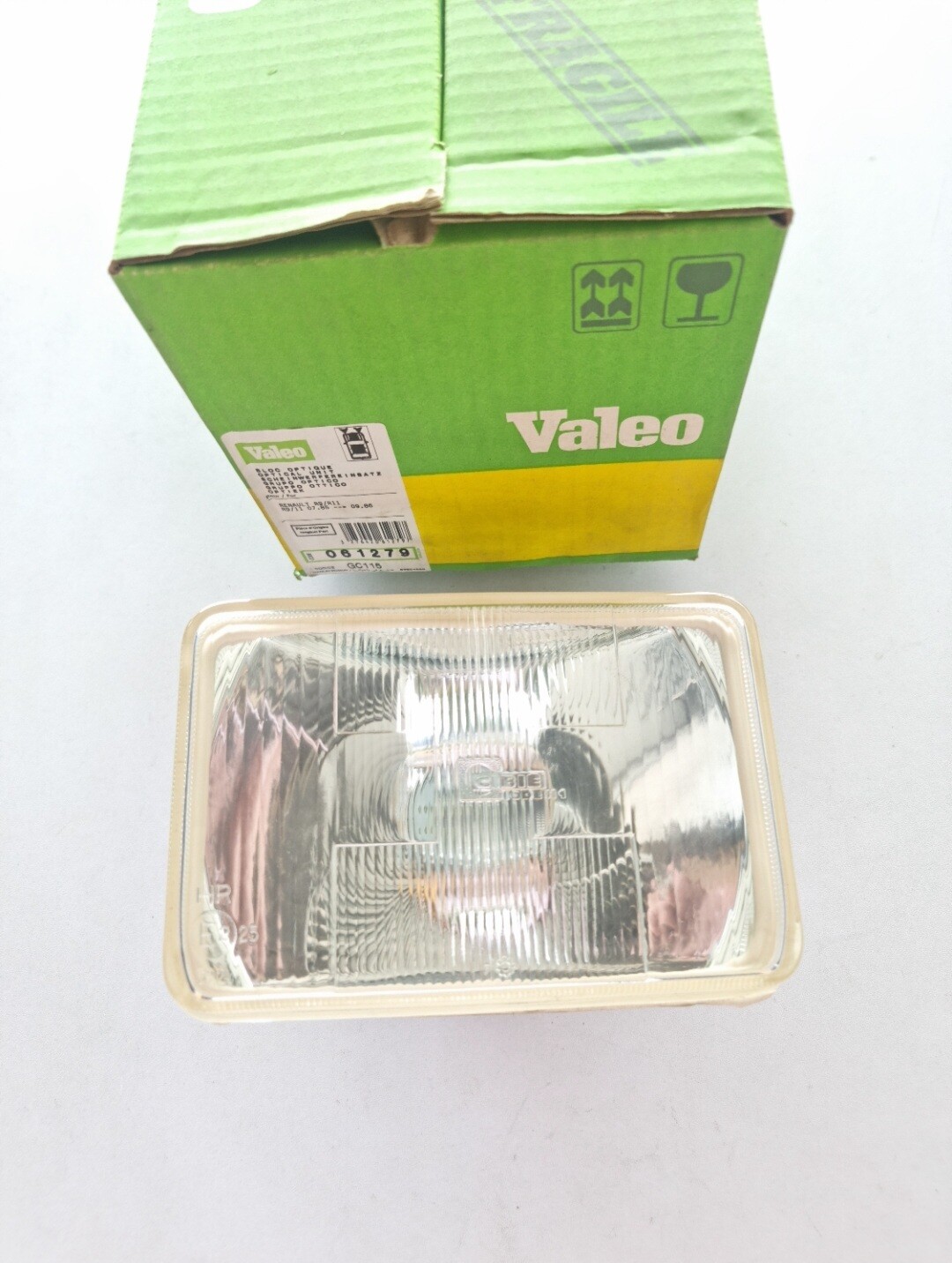 Optica faro luz larga RENAULT 9.RENAULT 11 (valeo H1)
