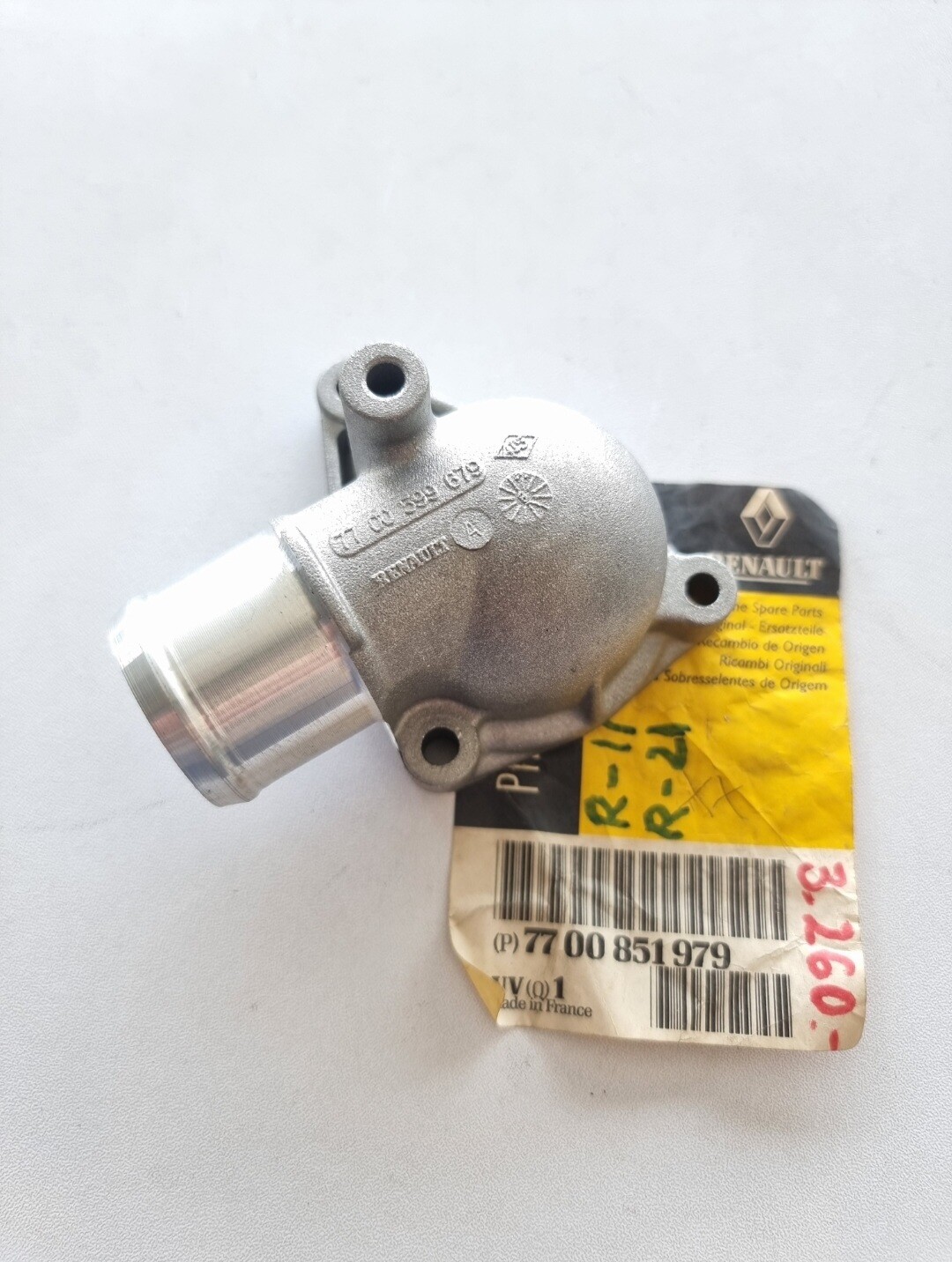 Tapa termostato RENAULT 11.RENAULT 21...(original Renault)
