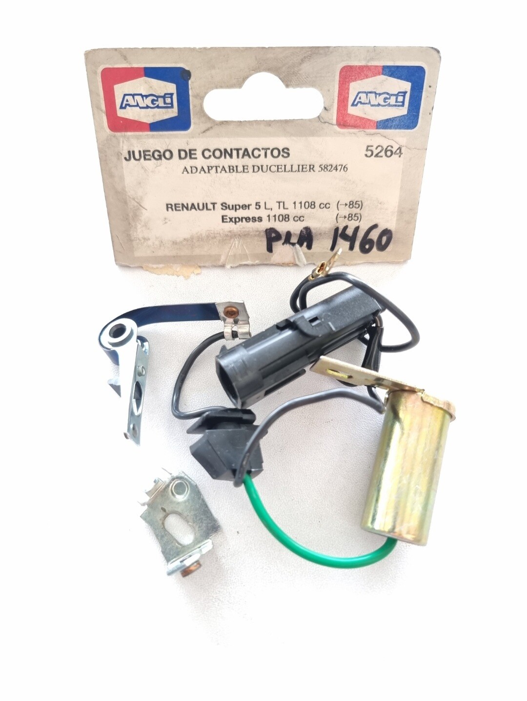 Juego platinos condensador RENAULT 5 L-TL.RENAULT EXPRESS (angli)