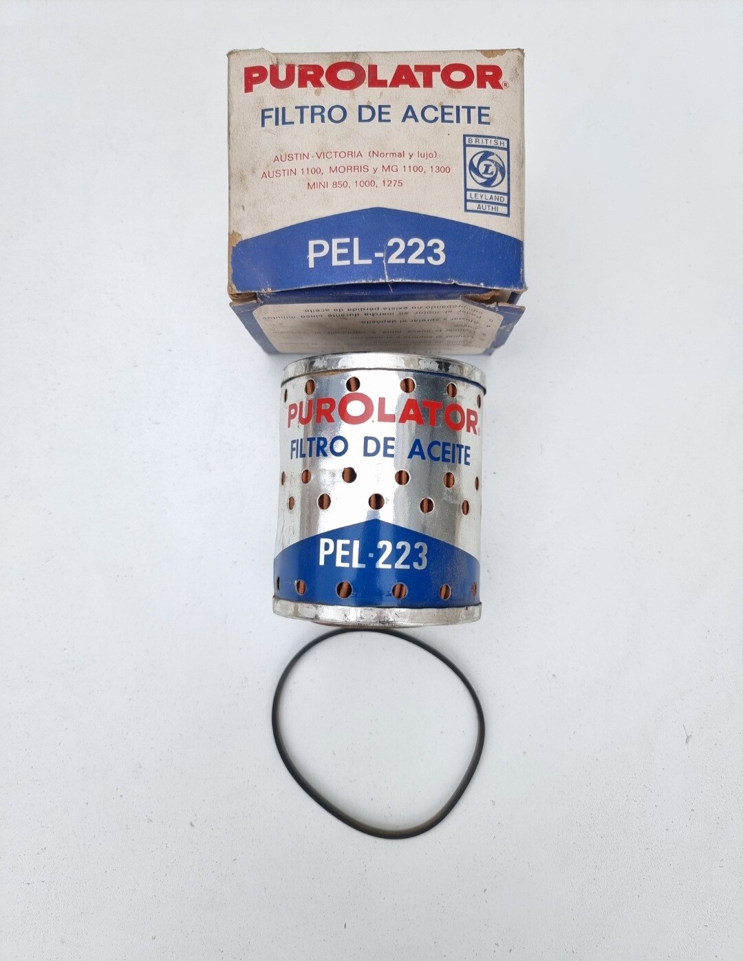 Filtro aceite cartucho AUTHI MINI.AUSTIN.MORRIS.MG (purolator)