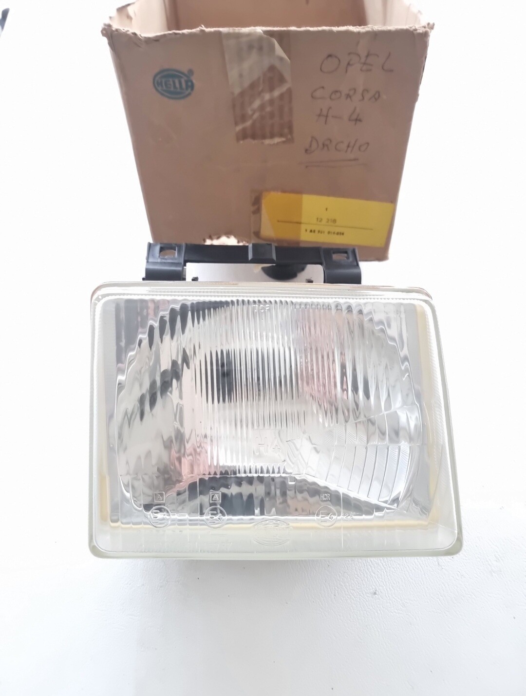 Optica faro delantero derecho OPEL CORSA (hella H4)