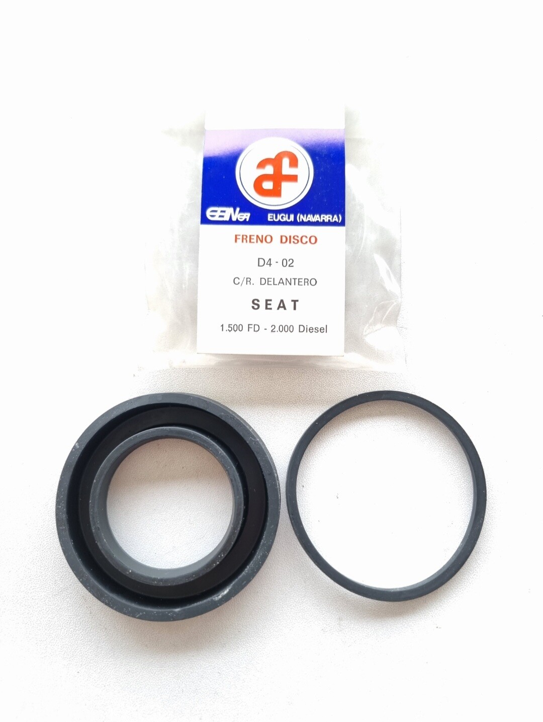 Gomas pinzas freno delanteras SEAT 1500