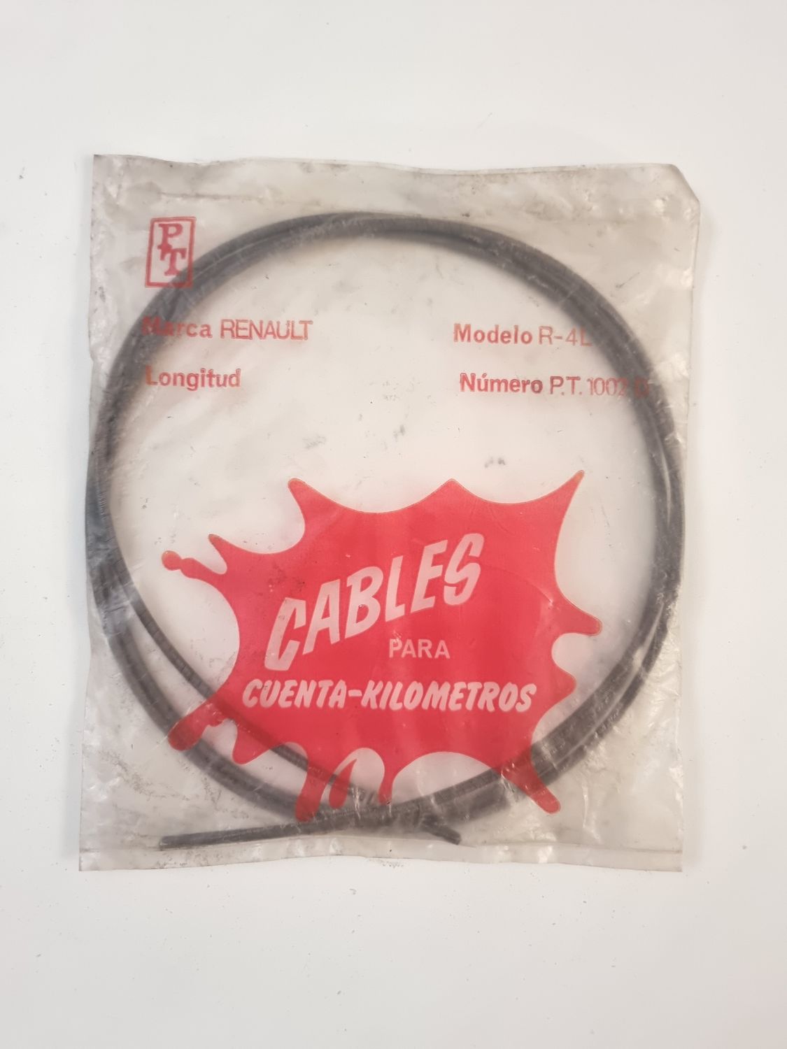 Cable cuentakilometros RENAULT 4L