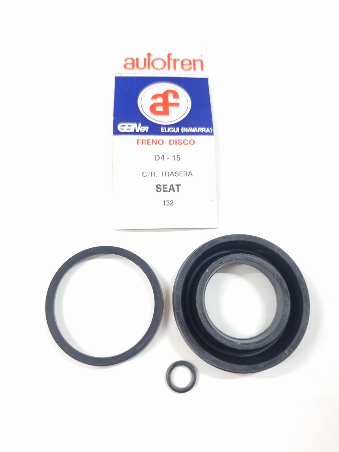 Gomas pinzas freno traseras SEAT 132