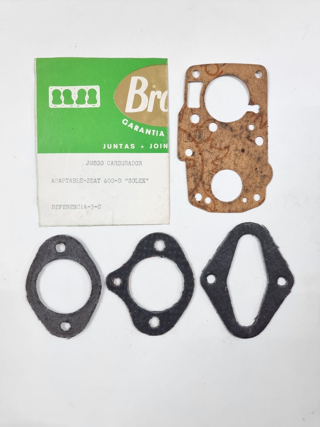 Juego juntas carburador SEAT 600 (solex)