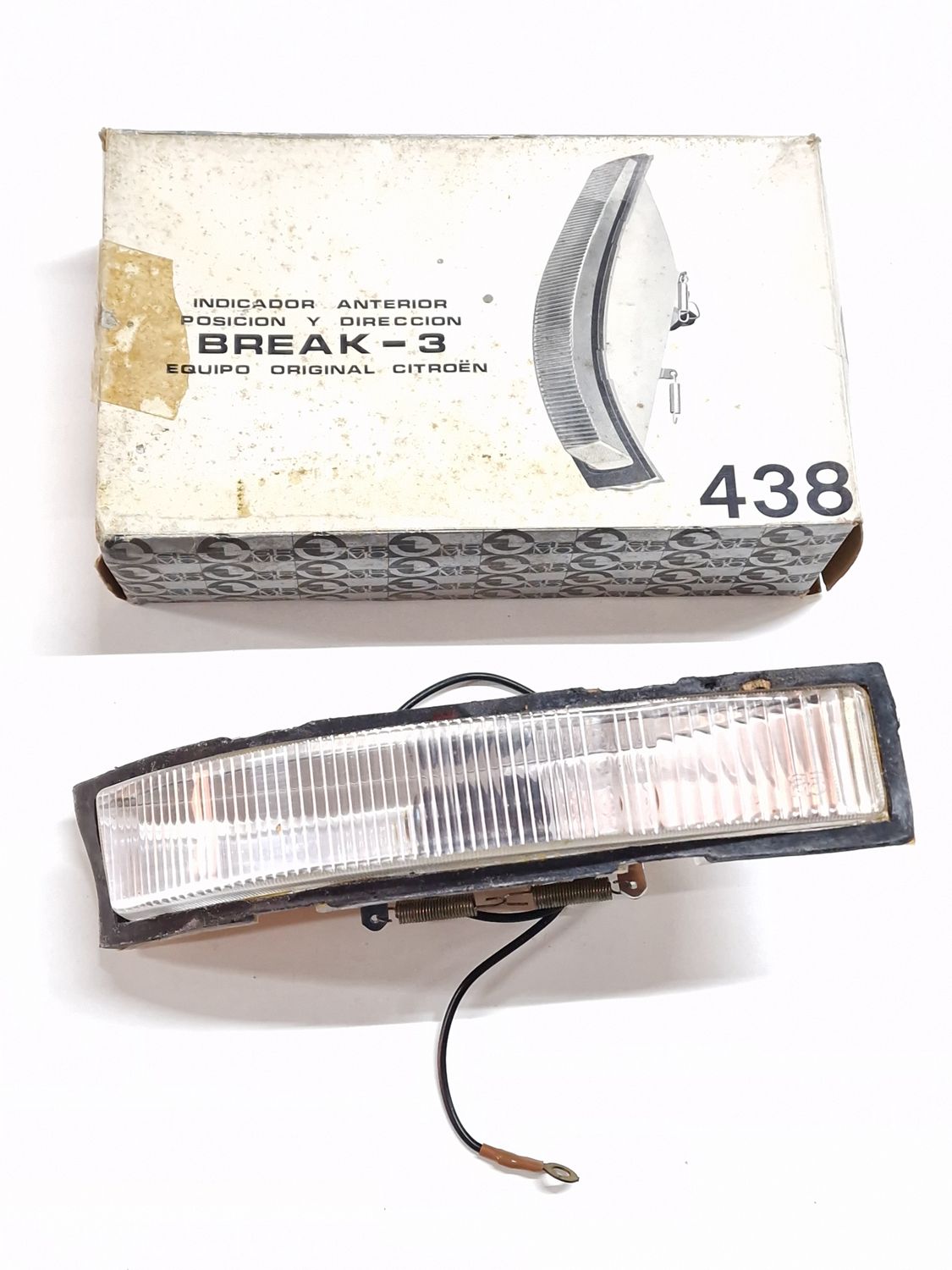 Piloto delantero derecho blanco CITROEN BREAK AMI 6 (Gemo)