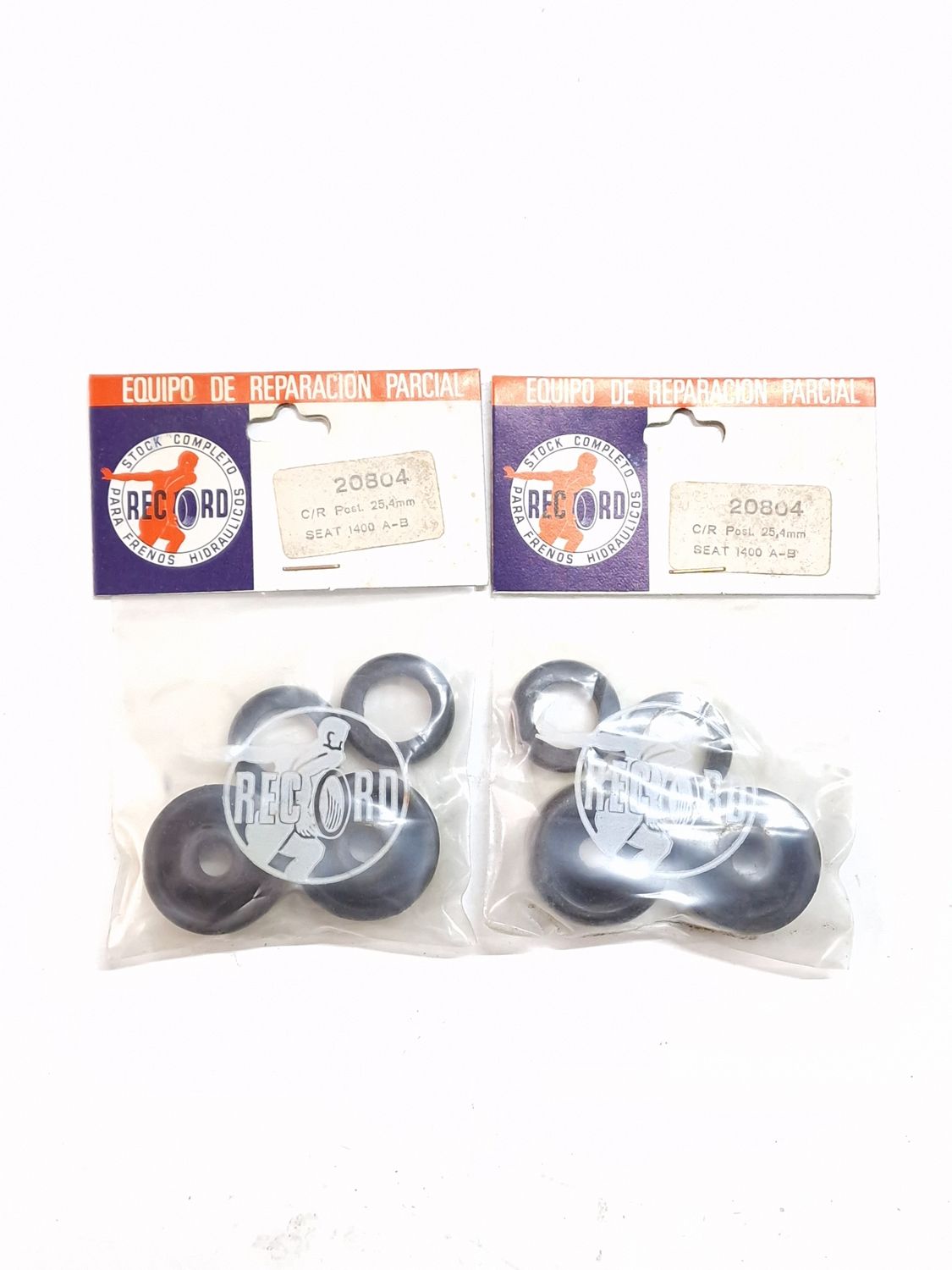 Kit gomas reparacion bombines rueda posteriores SEAT 1400 A-B (record)