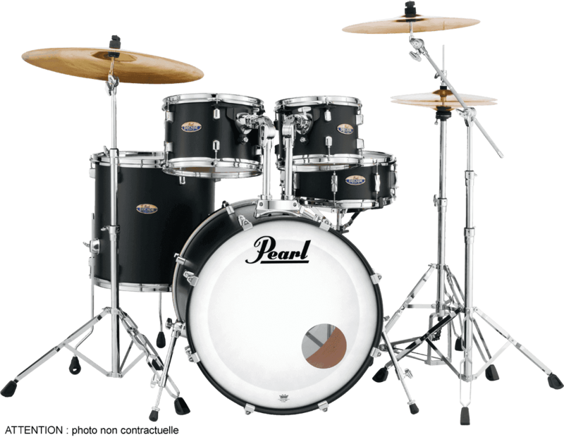 Pearl Decade Maple Fusion 20" Satin Slate Black