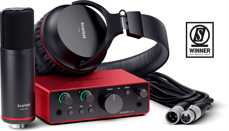 Focusrite SCARLETT4-SOLO-STUDIO