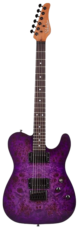 Schecter PT Standard - Purple Burst Burl