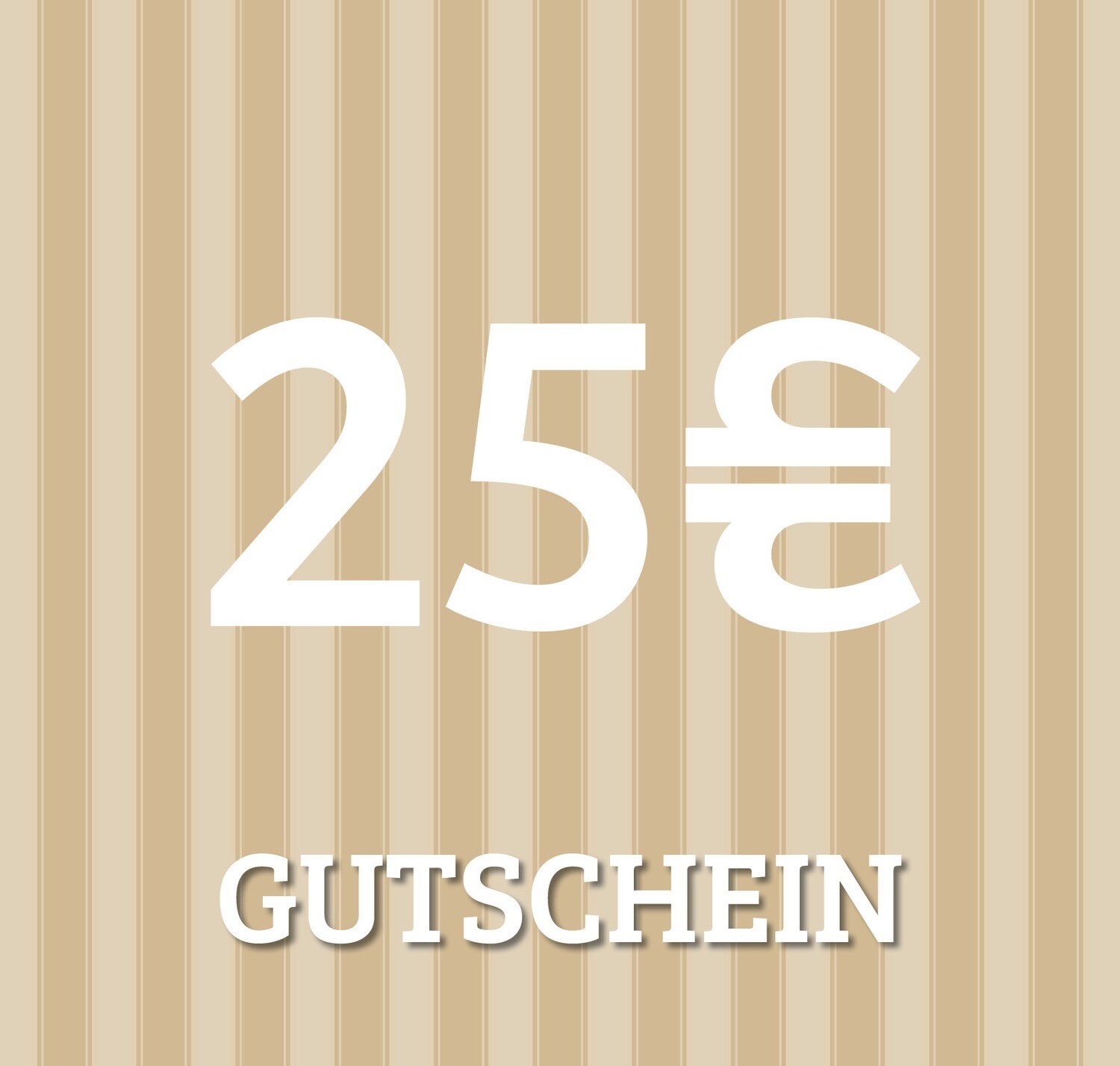Gutschein 25 €