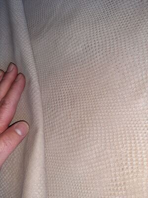 Large off cut - Leather embossed snake beige