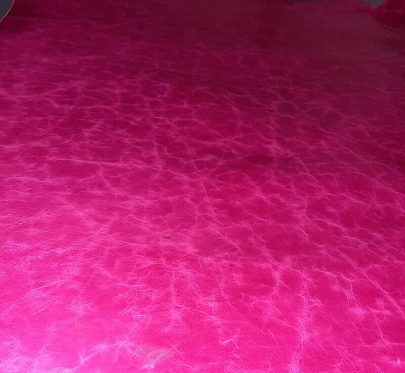 Leather bovine texano pink chock color