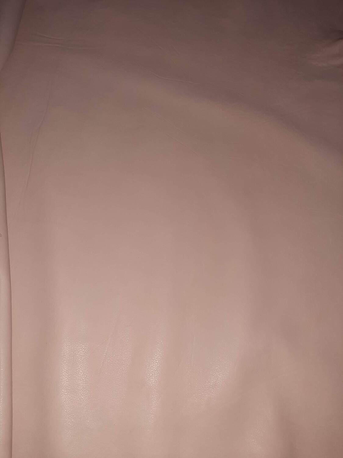 Leather bovine milled pink color
