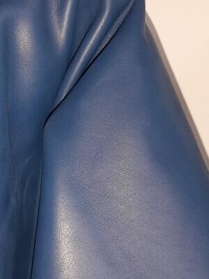Large off cut - Leather bovine aniline blue