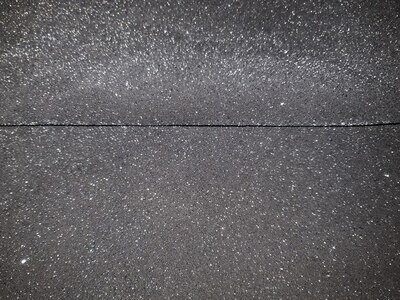 Leather suede black with bright silver