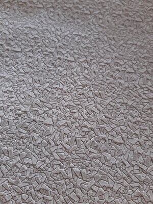 Leather suede little stones grey