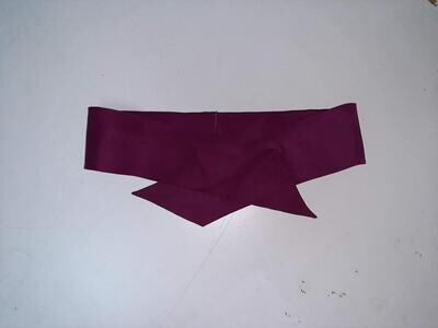 Leather straps violet color