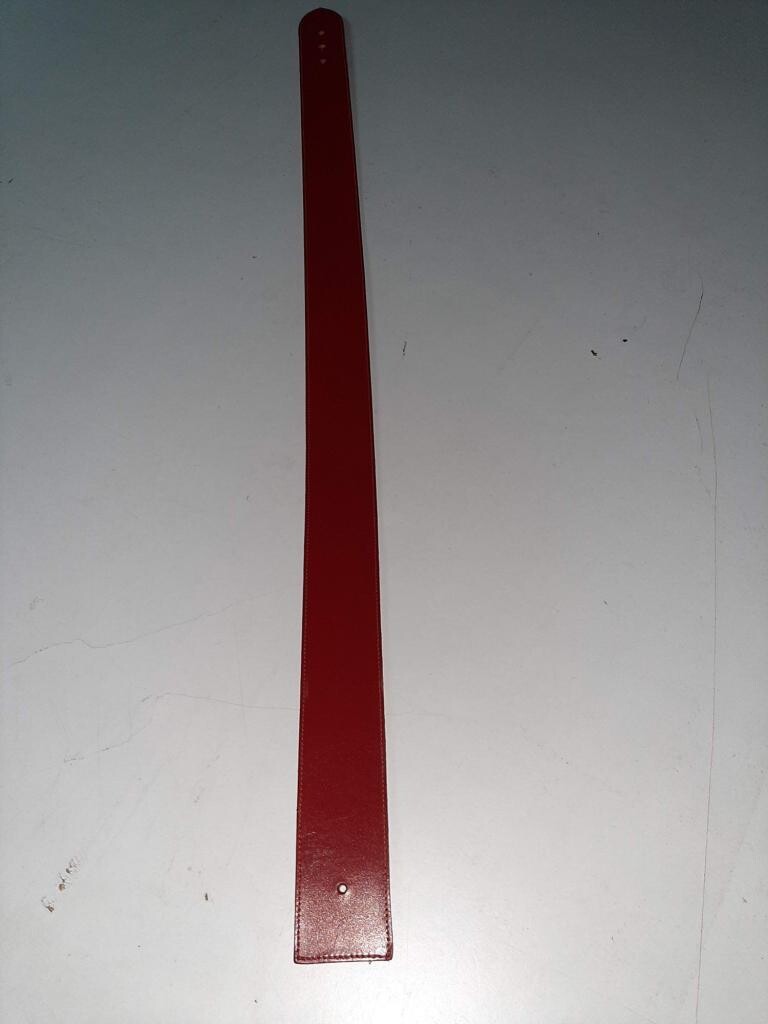 Leather straps red color ferrari, Size: 87 X 4.5CM