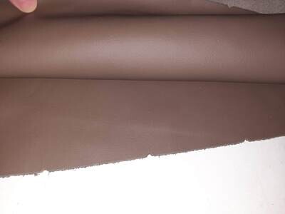 Leather piece taupe color 39,50 x 30 cm