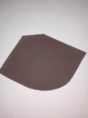 Leather pieces taupe color 15 x 20 cm