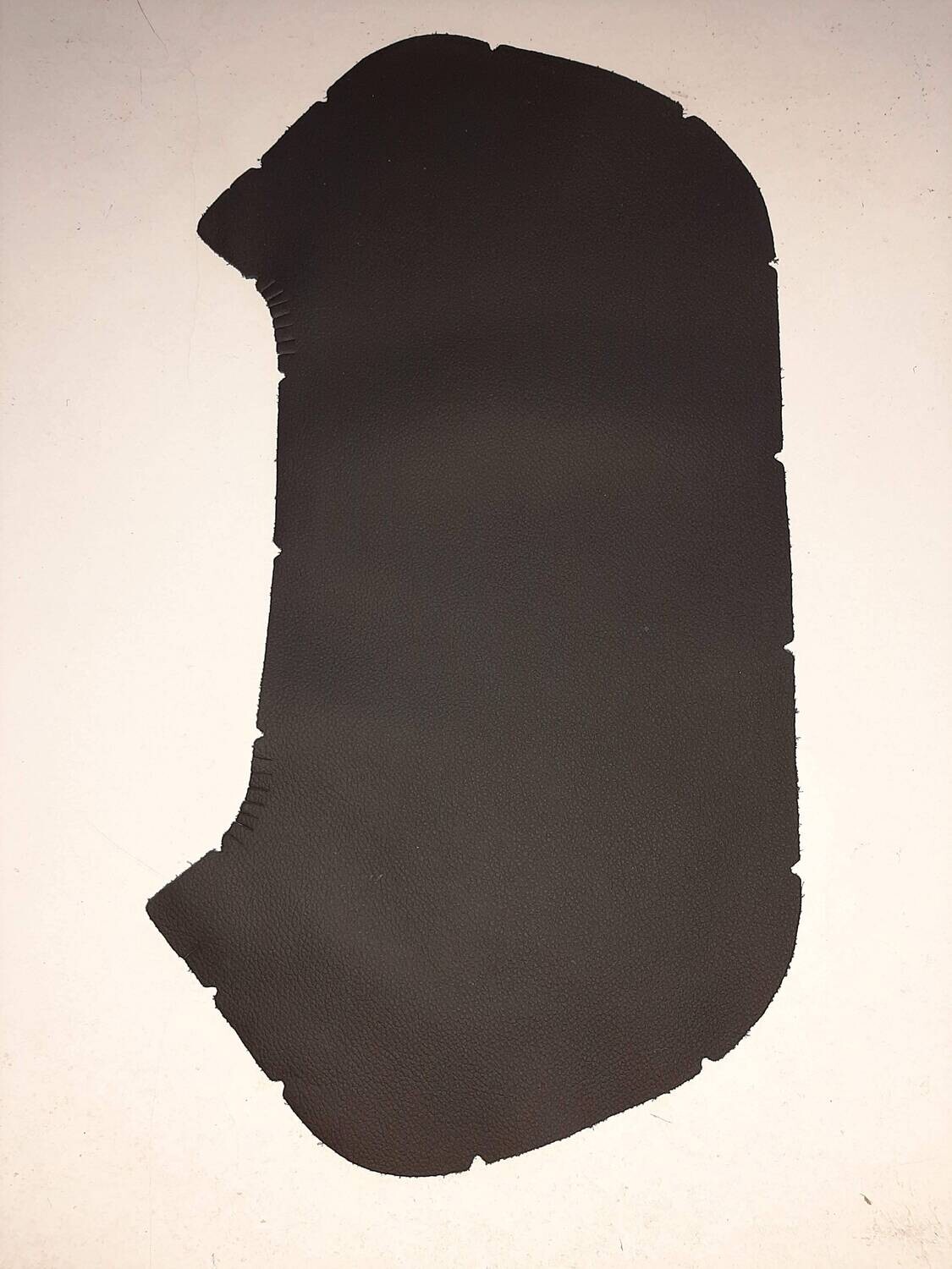 Leather pieces black color 32 x 17 cm