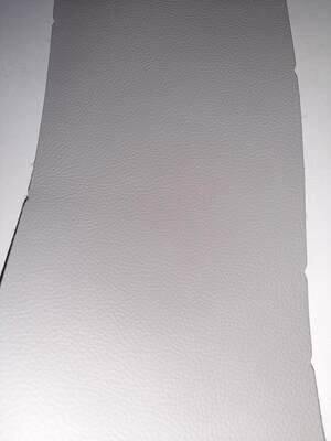 Leather pieces grey color 34 x 14 cm