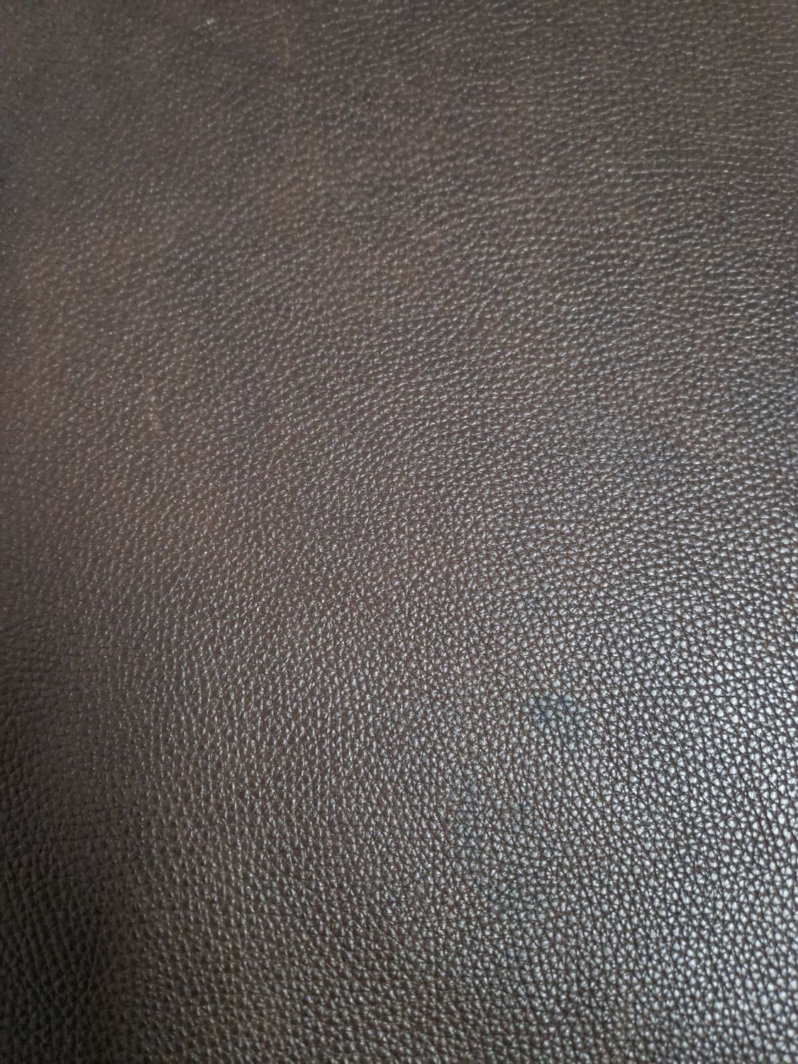 Large off cut - Leather bovine embossed brown
