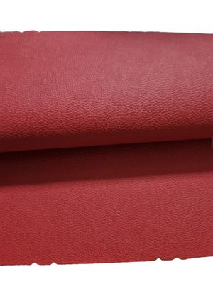Leather pieces red color 36 x 26 cm