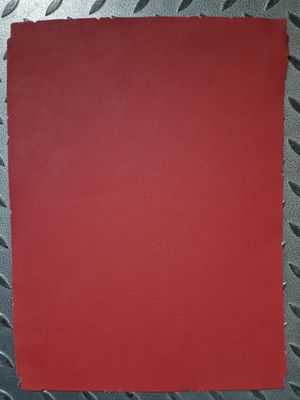 Leather pieces red color 36 x 26 cm