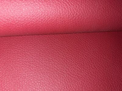 Leather pieces red color 36,50 x 26 cm