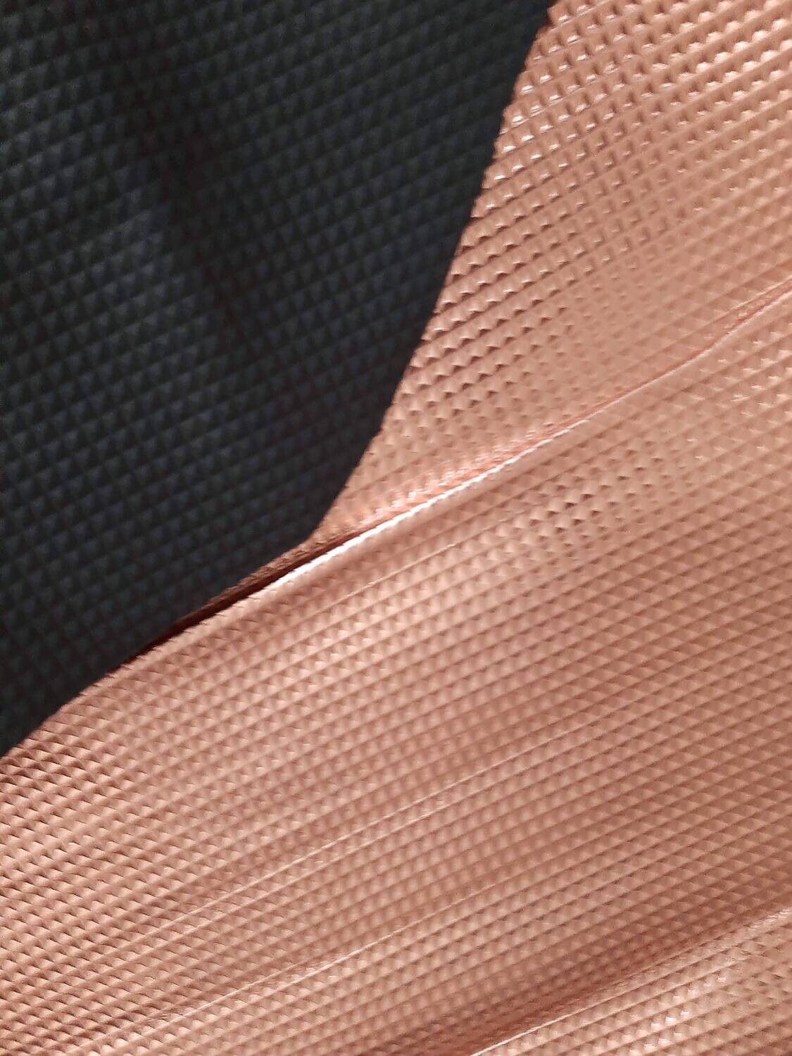 Large off cut - Leather bovine embossed rose gold