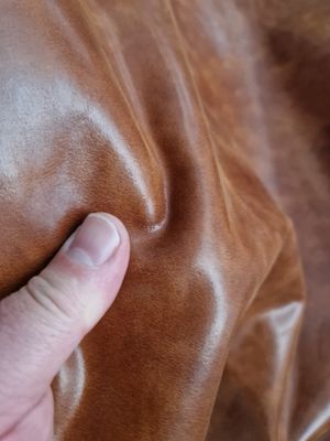 Leather bovine texas camel