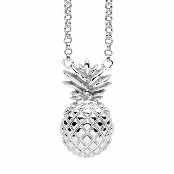 Kette mit Anhänger Ananas Silber
