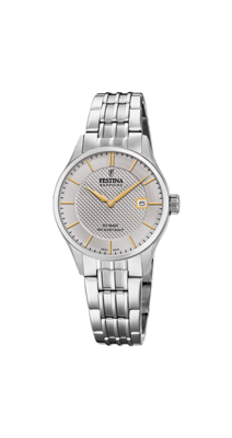 Festina Damenuhr Swiss Made Edelstahlband Festina Damenuhr Swiss Made Edelstahlband