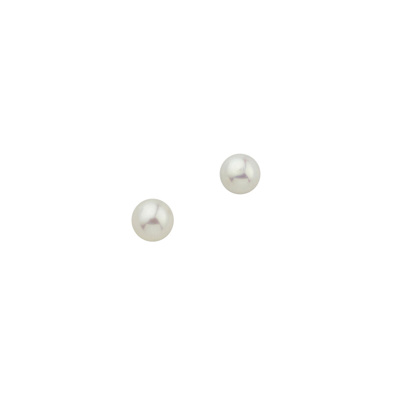 Ohrstecker Perle Silber