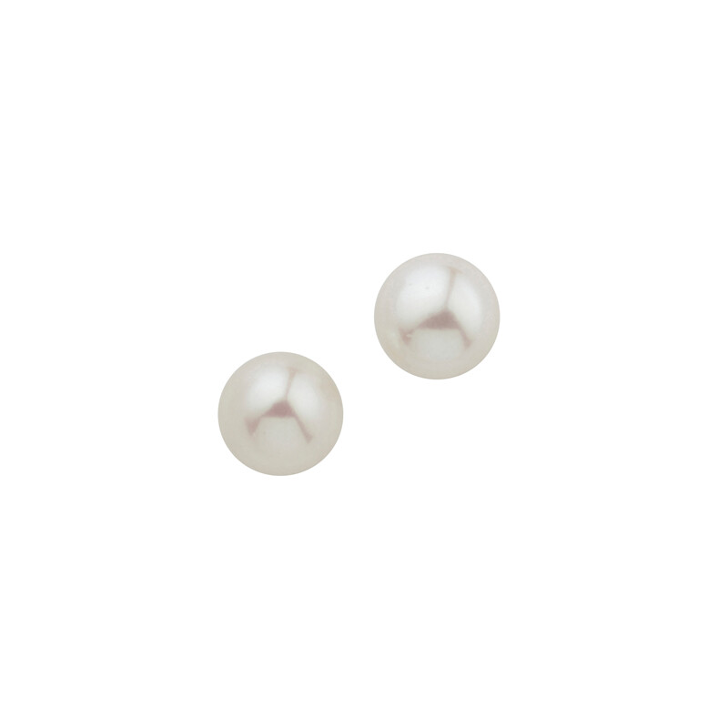 Ohrstecker Perle Silber