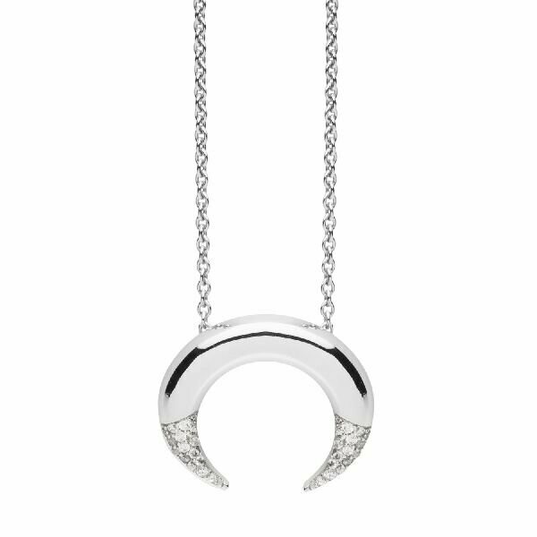 Kette Silber mit Zirkonia Stein