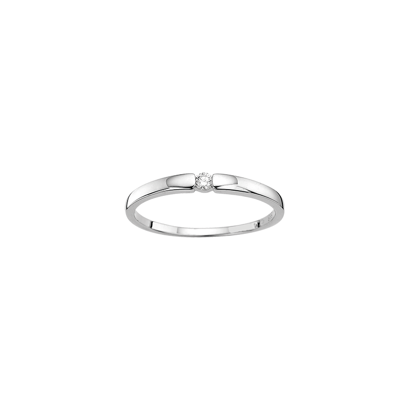 Damenring Weißgold 585/-