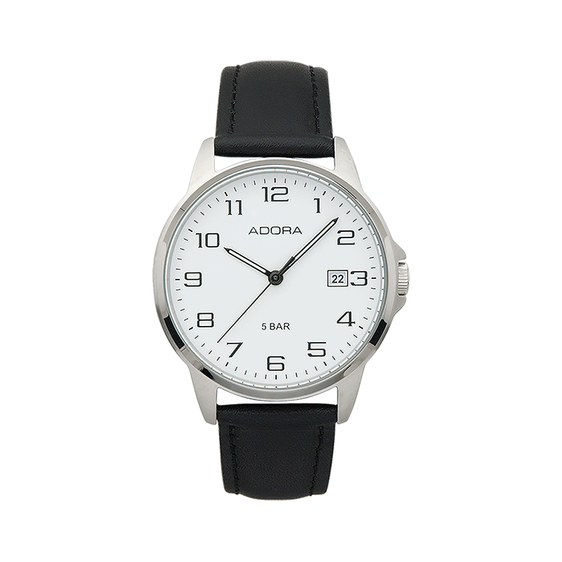 Herrenuhr Lederband