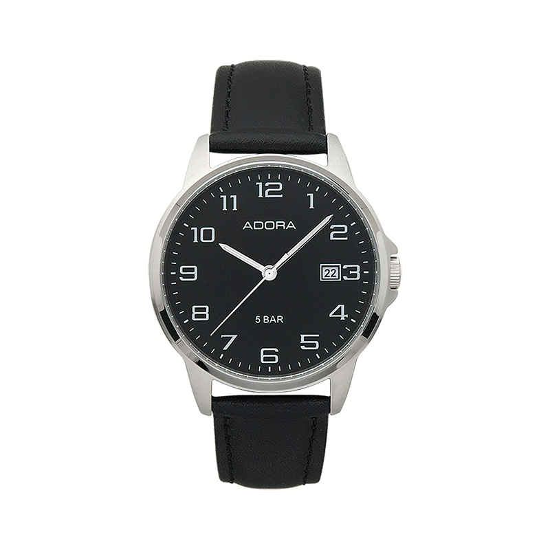 Herrenuhr Lederband