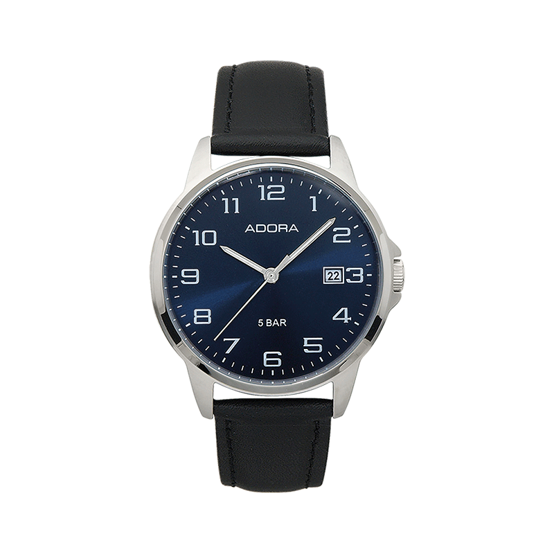 Herrenuhr Lederband